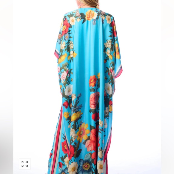 Aratta Floral Garden Maxi Kimono - Picture 4 of 6